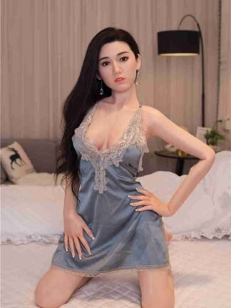 ตุ๊กตายางปลูกผมซิลิโคนทั้งตัว 157cm - Limei - Image 5