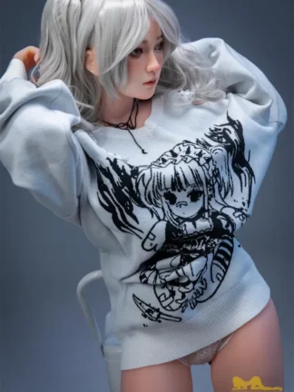 ตุ๊กตายางหัวซิลิโคน+บอดี้TPE 154cm-Irontechdoll 154cm S10 Misa - Image 12