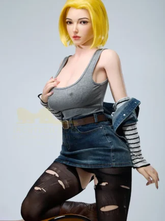 ตุ๊กตายางซิลิโคนทั้งตัว 159cm -Irontechdoll 159cm Android 18 S41 Joline - Image 13