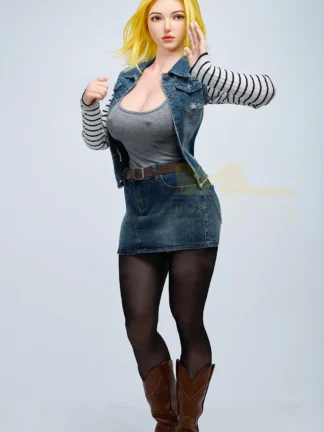 ตุ๊กตายางซิลิโคนทั้งตัว 159cm -Irontechdoll 159cm Android 18 S41 Joline - Image 3