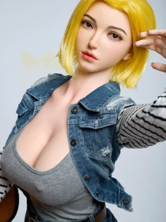 ตุ๊กตายางซิลิโคนทั้งตัว 159cm -Irontechdoll 159cm Android 18 S41 Joline - Image 2