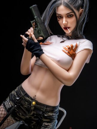ตุ๊กตายางหัวซิลิโคนปลูกผม+ตัวTPE 173cm - Harley Quinn - Image 6