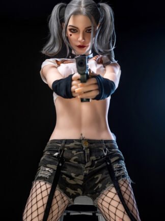 ตุ๊กตายางหัวซิลิโคนปลูกผม+ตัวTPE 173cm - Harley Quinn - Image 7