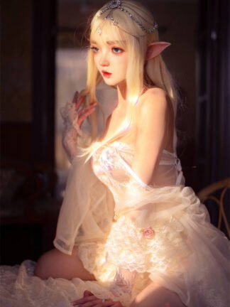 ตุ๊กตายางปลูกผมซิลิโคนทั้งตัว Movable Jaw 150cm - Elfee - Image 3