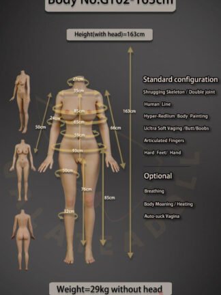 ตุ๊กตายางซิลิโคนทั้งตัว 163cm - Galateadoll GT02-163-JS044 - Image 2