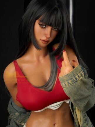ตุ๊กตายางซิลิโคนทั้งตัว 161cm -Irontechdoll 161cm S14 Dark Tanned Miku