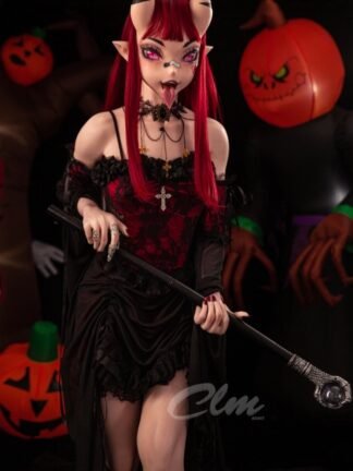 ตุ๊กตายางซิลิโคนทั้งตัว 157cm- Climax Doll(Ultra) SiQ 157cm Meru Halloween - Image 5