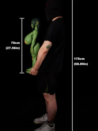 ตุ๊กตายางซิลิโคน Mini Doll 70cm- Climax Doll Mini Goblin Sex Doll Si70cm GB Zarga - Image 20