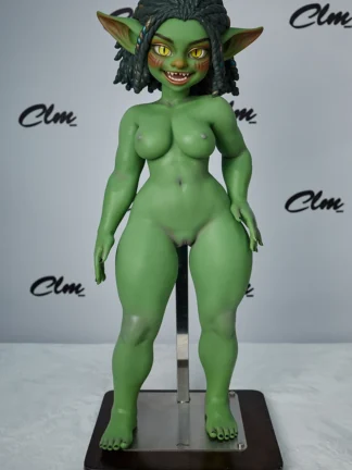 ตุ๊กตายางซิลิโคน Mini Doll 70cm- Climax Doll Goblin Girl Mini Sex Doll Si70 AT Kaela(Green) | CLM Classic - Image 27
