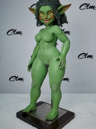 ตุ๊กตายางซิลิโคน Mini Doll 70cm- Climax Doll Goblin Girl Mini Sex Doll Si70 AT Kaela(Green) | CLM Classic - Image 28