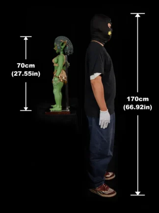 ตุ๊กตายางซิลิโคน Mini Doll 70cm- Climax Doll Goblin Girl Mini Sex Doll Si70 AT Kaela(Green) | CLM Classic - Image 25