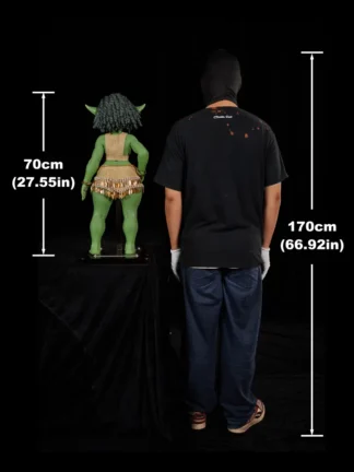 ตุ๊กตายางซิลิโคน Mini Doll 70cm- Climax Doll Goblin Girl Mini Sex Doll Si70 AT Kaela(Green) | CLM Classic - Image 26