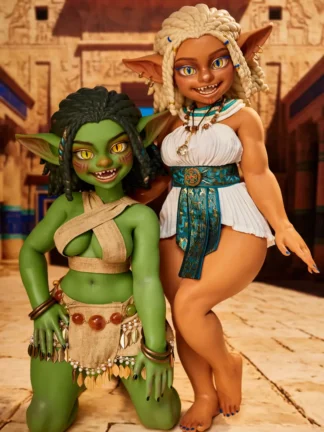 ตุ๊กตายางซิลิโคน Mini Doll 70cm- Climax Doll Goblin Girl Mini Sex Doll Si70 AT Kaela(Suntan) | CLM Classic - Image 20
