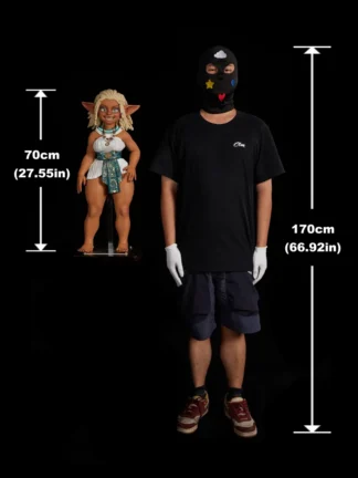 ตุ๊กตายางซิลิโคน Mini Doll 70cm- Climax Doll Goblin Girl Mini Sex Doll Si70 AT Kaela(Suntan) | CLM Classic - Image 26