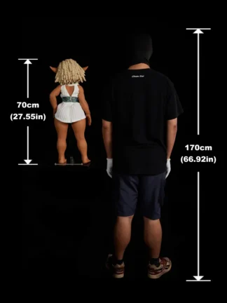 ตุ๊กตายางซิลิโคน Mini Doll 70cm- Climax Doll Goblin Girl Mini Sex Doll Si70 AT Kaela(Suntan) | CLM Classic - Image 28