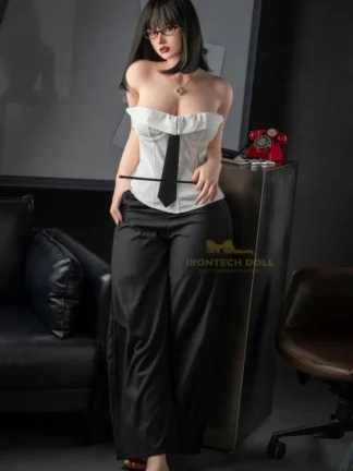 ตุ๊กตายางซิลิโคนทั้งตัว 164cm - Irontechdoll Psychology Professor Sex Doll 164cm S1 Miya Natural ROS MAX - Image 3