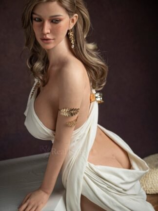 ตุ๊กตายางซิลิโคนทั้งตัว 159cm - 【Real Lady】Classical Goddess Sex Doll RL159 R3 Nina Silky Cream