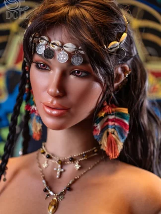 ตุ๊กตายางครึ่งตัวซิลิโคน- SEDOLL T111cm/3ft8″ G-cup Wheat Aria Knox Silicone Torso - Image 11